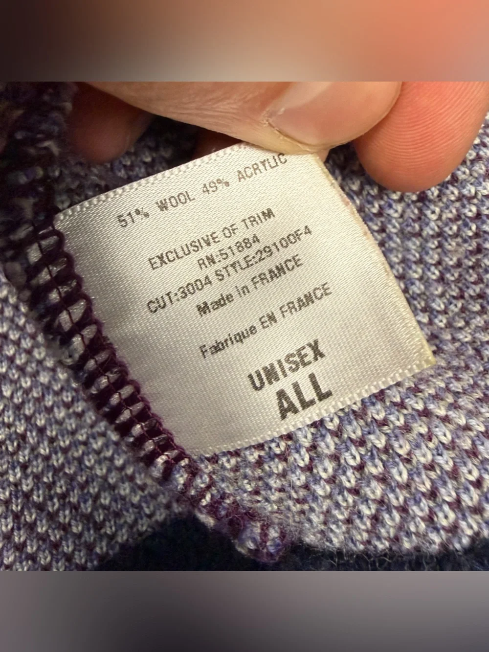 Patagonia Wool Made in France Knit Beanie Hat